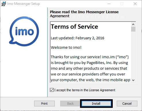 نصب نرم افزار IMO در ویندوز