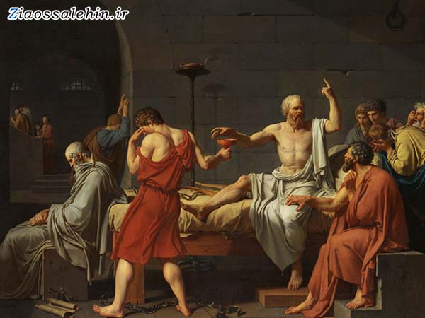 مرگ سقراط؛ اثر ژاک لویی داوید