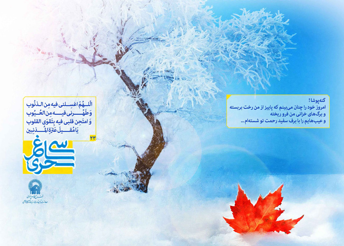 پوستر دعای روز بیست و سوم ماه رمضان/ سی ساغر سحری 23