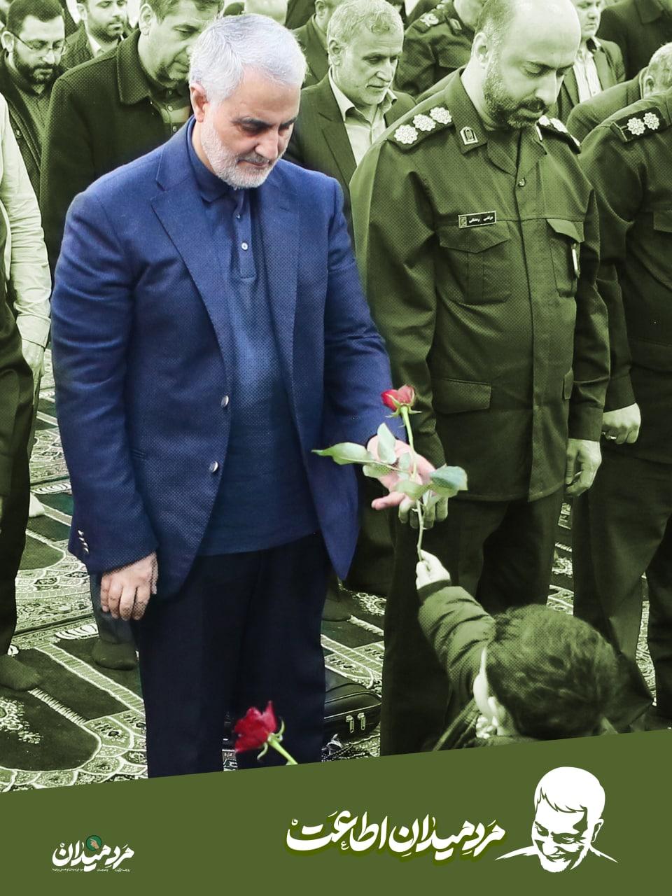 مجموعه تصاویر گرافیکی شهید حاج قاسم سلیمانی| استوری، وضعیت و پروفایل