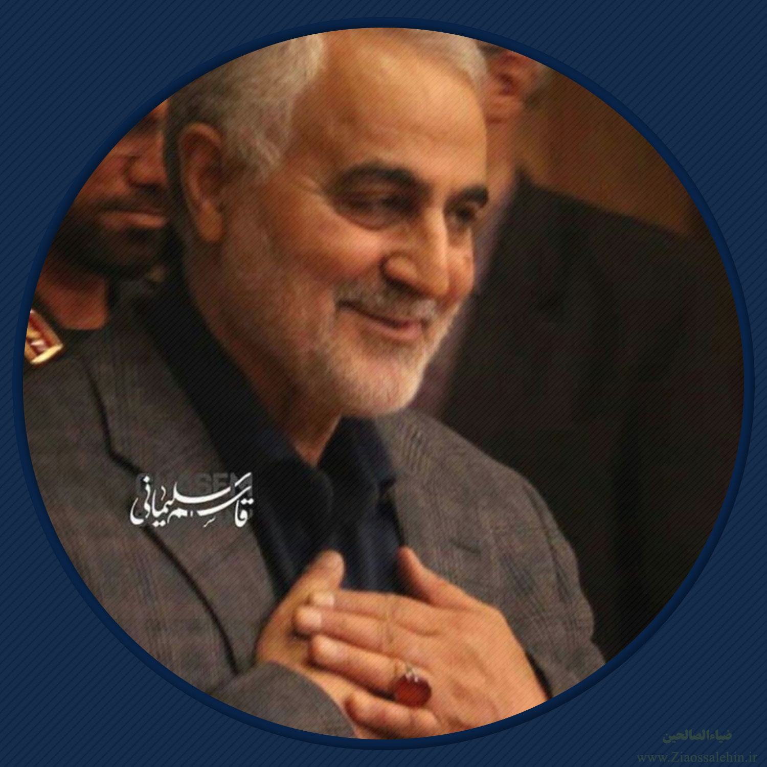 عکس پروفایل حاج قاسم سلیمانی (عکس پروفایل شهید حاج قاسم سلیمانی)
