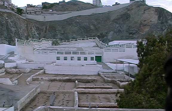 تصویر کنونی قبرستان ابوطالب (حُجون)