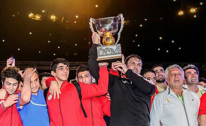 قهرمانی ایران در مسابقات جام جهانی کشتی آزاد( گنجینه تصاویر ضیاءالصالحین )