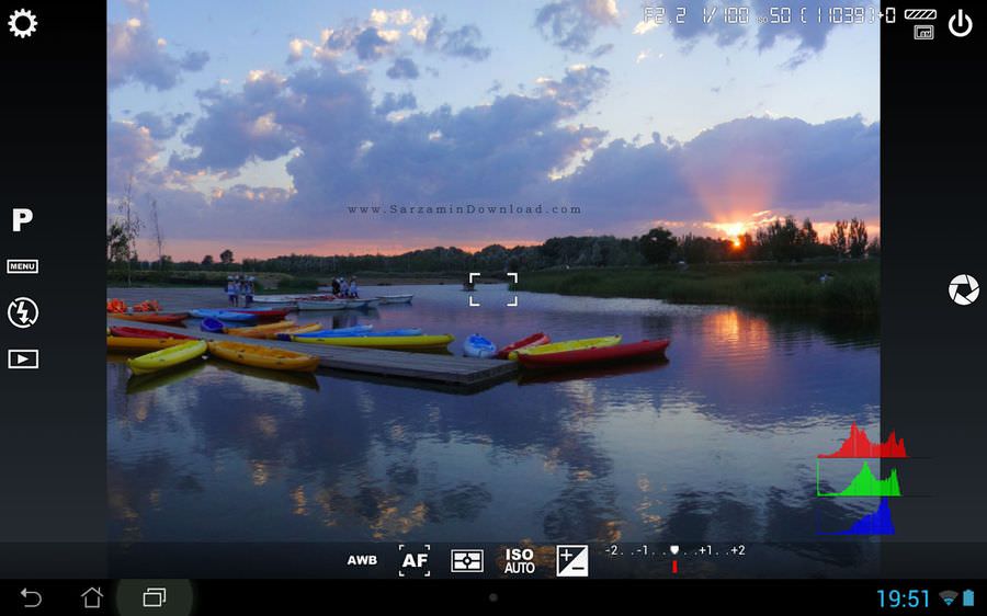  دانلود نرم افزار عکاسی حرفه ای (برای اندروید) - Camera FV-5 Android