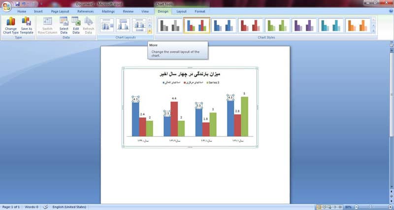 درسنامه ورد 9 -ﺩﺭﺝ ﻧﻤﻮﺩﺍﺭ