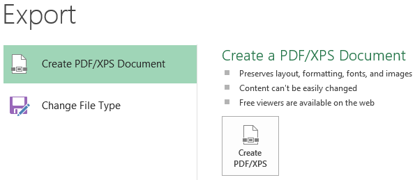 تبدیل فرمت اکسل به PDF
