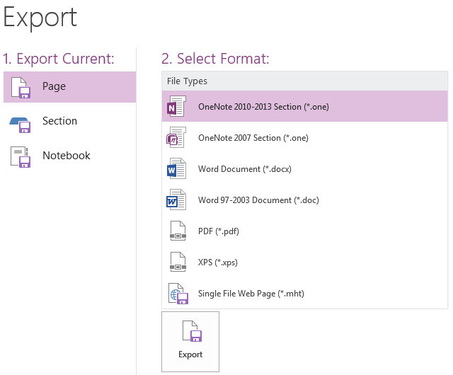 تبدیل فایل OneNote به دیگر فرمت های رایج مجموعه آفیس تبدیل فایل OneNote به دیگر فرمت های رایج مجموعه آفیس