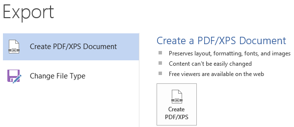 تبدیل فرمت Word به PDF