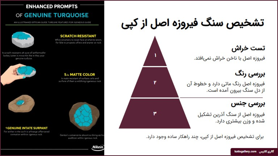تشخیص سنگ فیروزه اصل