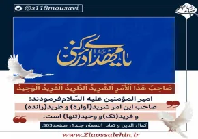 امام زمان علیه السلام؛ شرید و طرید و فرید و وحید است