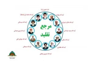 پوستر آشنایی دانش آموزان با مراجع تقلید