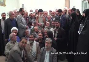 ویدئو / مستند دیدار غیر رسمی راویان دفاع مقدس با رهبر معظم انقلاب