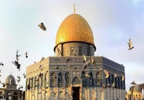 استوری تبریک روز قدس / نماز در قدس