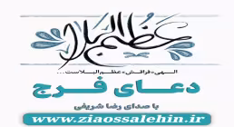 دعای فرج با صدای رضا شریفی | الهی عظم البلاء