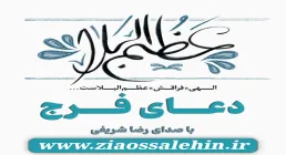 دعای فرج با صدای رضا شریفی | الهی عظم البلاء