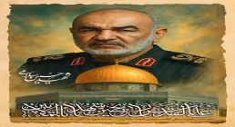 فایل لایه باز سرلشکر پاسدار شهید حسین سلامی