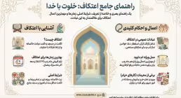 اینفوگرافی راهنمای جامع اعتکاف