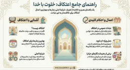 اینفوگرافی راهنمای جامع اعتکاف