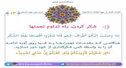 شکر کردن، راه تداوم نعمتها (شرح حکمت 13 نهج البلاغه)