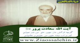 آیت الله سعادت پرور ( پهلوانی تهرانی ) آیت الله سعادت پرور ( پهلوانی تهرانی )