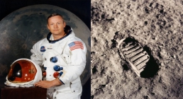 نیل آرمسترانگ,قدم نهادن اولین بشر بر روی ماه,گنجینه تصاویر ضیاءالصالحین