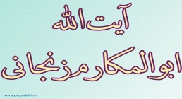 آیت الله ابوالمکارم زنجانی,عالم دینی,روحانی مبارز,دانشمند مسلمان,گنجینه تصاویر ضیاءالصالحین