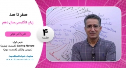 فیلم درس اول زبان انگلیسی پایه دهم / جلسه 4 : Saving Nature (قسمت چهارم)، تدریس واژگان (قسمت دوم) فیلم درس اول زبان انگلیسی پایه دهم / جلسه 4 : Saving Nature (قسمت چهارم)، تدریس واژگان (قسمت دوم)