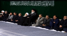 مراسم عزاداری شب تاسوعای حسینی (علیه‌السلام) در حسینیه امام خمینی