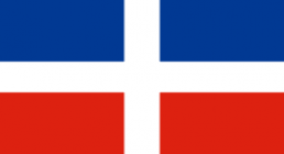 پرچم جمهوری دومینیکن(گنجینه تصاویر ضیاءالصالحین)