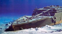 لاشه کشتی تایتانیک(گنجینه تصاویر ضیاءالصالحین)