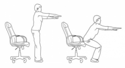 10 حرکت ورزشی روی صندلی
