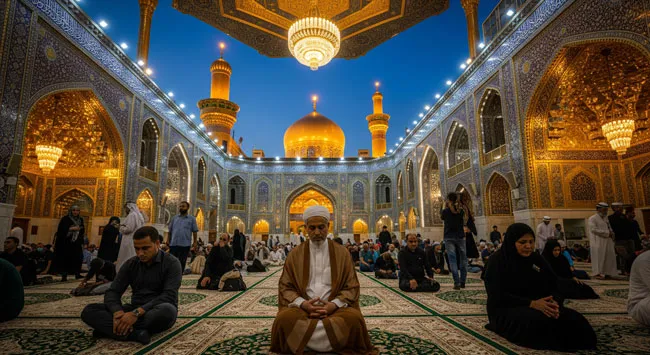 نماز زیارت امام علی در نجف (از ورود تا وداع)