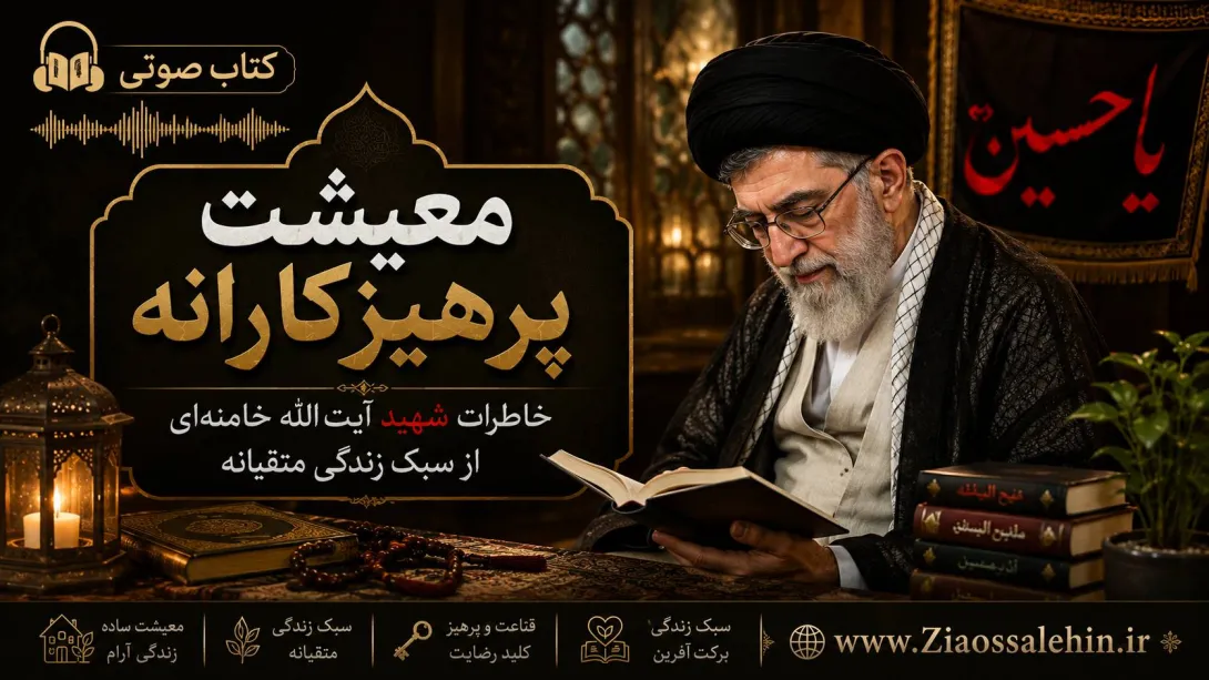 کتاب صوتی «معیشت پرهیزکارانه»؛ خاطرات شهید آیت‌الله خامنه‌ای از سبک زندگی متقیانه