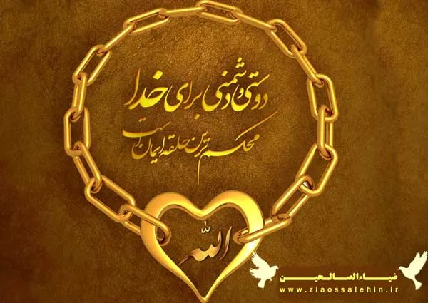 حب و بغضش در راه خدا
