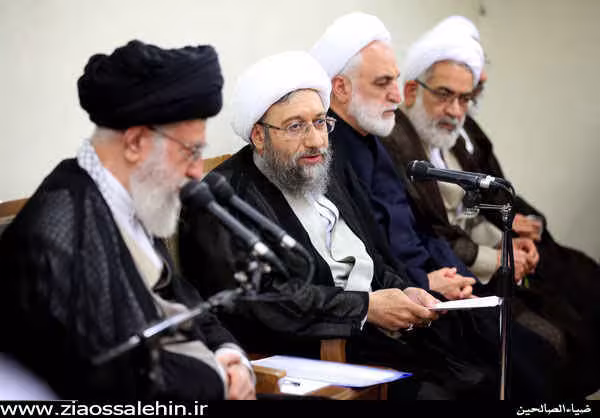 دیدار رئیس و مسئولان قوه قضائیه با مقام معظم رهبری مدظله العالی