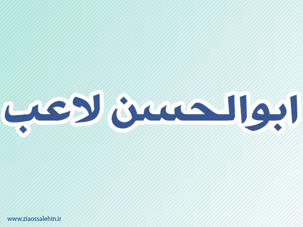 ابوالحسن لاعب,گنجینه تصاویر ضیاءالصالحین