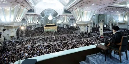 حضور و سخنرانی رهبر انقلاب در مراسم بیست و هشتمین سالگرد رحلت امام خمینی (رحمه الله)