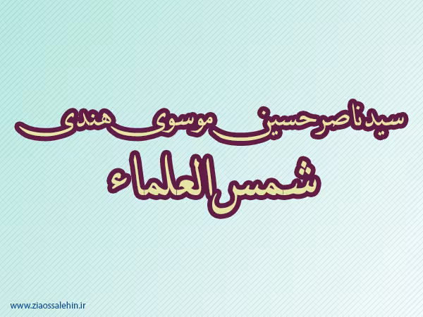 سیدناصر حسین موسوی هندی,شمس العلما,گنجینه تصاویر ضیاءالصالحین